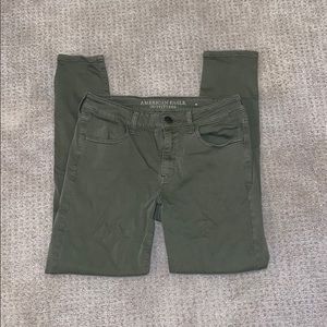 Hunter Green Soft and Stretchy Jeans